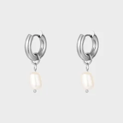 Winther Studio Chunky Pearl Hoops></noscript> Øreringe