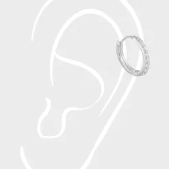 Winther Studio Clear Crystal Helix> Øreringe