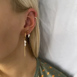 Winther Studio Clear Crystal Helix> Øreringe