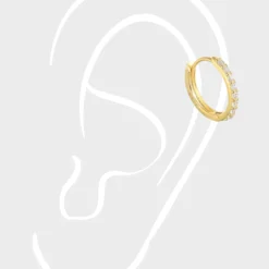 Winther Studio Clear Crystal Helix></noscript> Øreringe