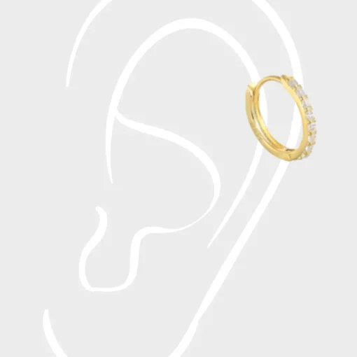Winther Studio Clear Crystal Helix> Øreringe