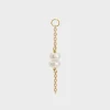 Winther Studio Double Pearl Charm> Øreringe
