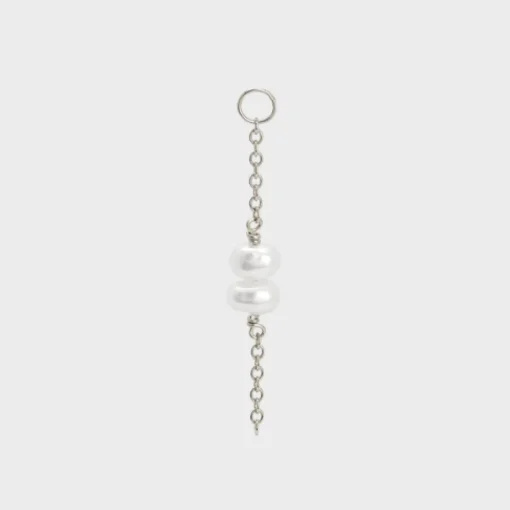 Winther Studio Double Pearl Charm> Øreringe