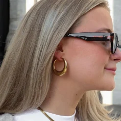 Winther Studio Milla Hoops></noscript> Øreringe