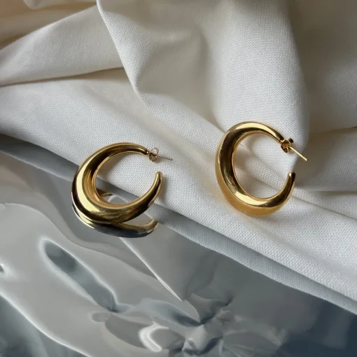 Winther Studio Milla Hoops> Øreringe