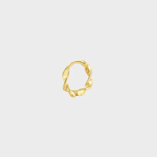 Winther Studio Mini Twisted Hoops> Øreringe