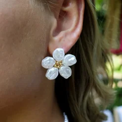 Winther Studio Pearly Bloom Øreringe> Øreringe