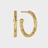 Winther Studio Rustic Hoops> Øreringe
