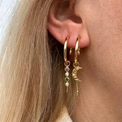 Winther Studio Simple Hoops> Øreringe